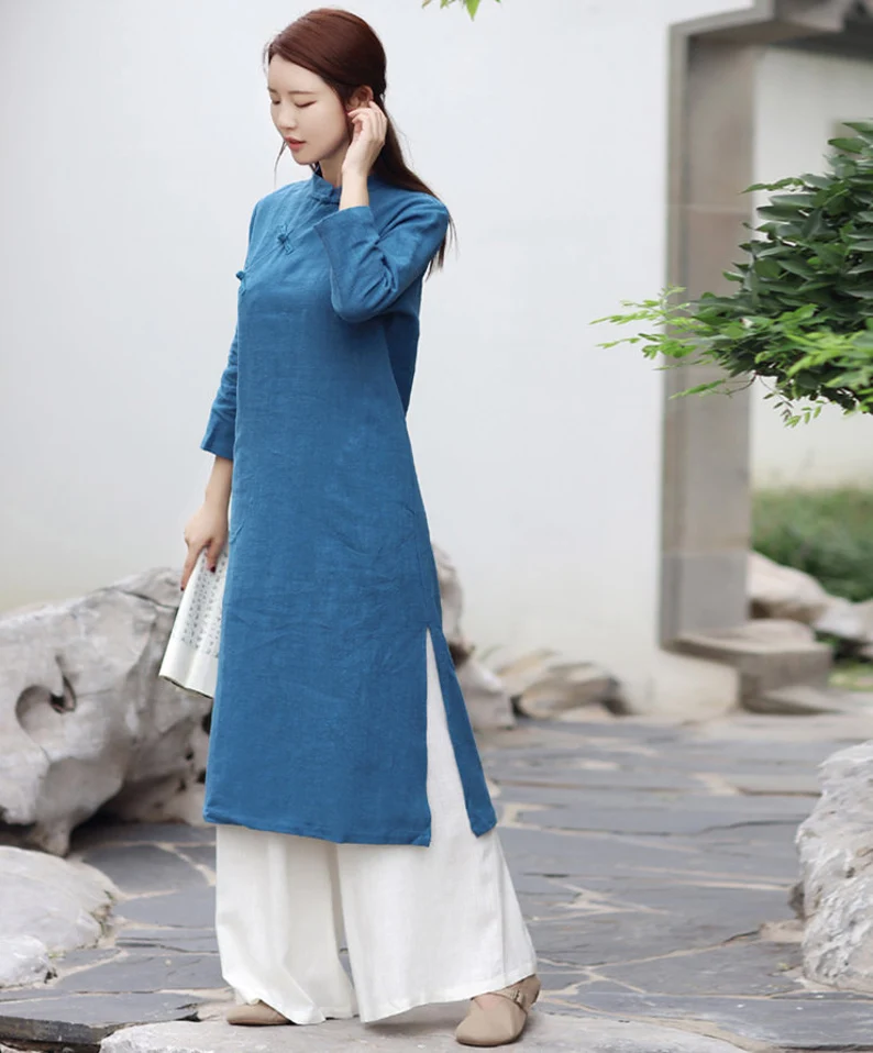 Women linen dresses - Image 4