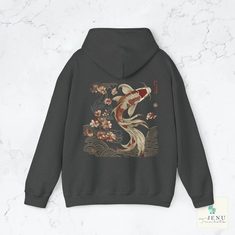 Koi Fish Hoodie - Image 2