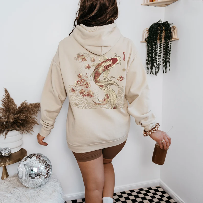 Koi Fish Hoodie - Image 4