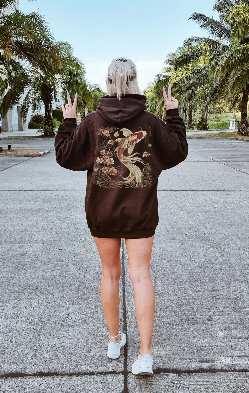Koi Fish Hoodie - Image 7