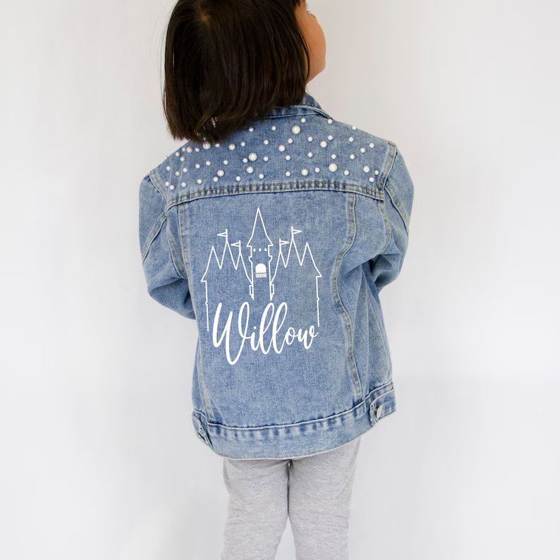 Blue Pearl Kid's Denim Jacket - Image 3