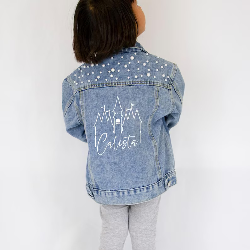 Blue Pearl Kid's Denim Jacket - Image 6