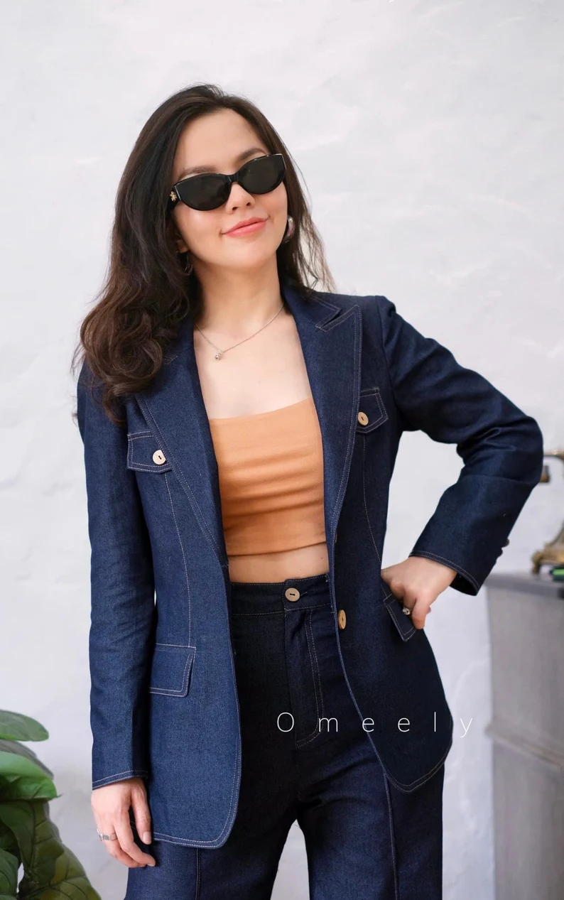 VINTAGE DENIM BLAZER