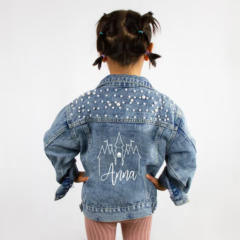 Blue Pearl Kid's Denim Jacket - Image 8