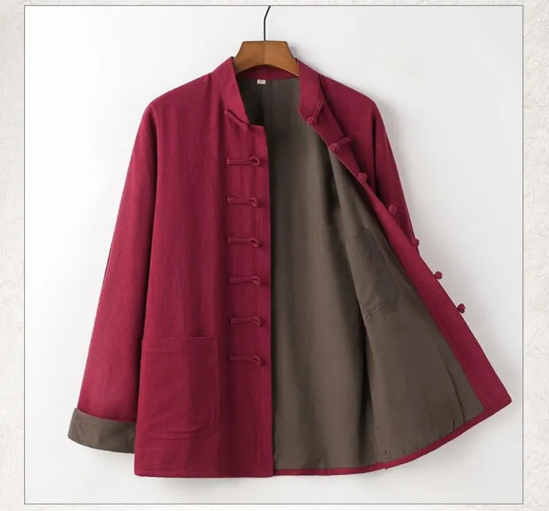 Linen Cotton Tang Jacket - Image 6