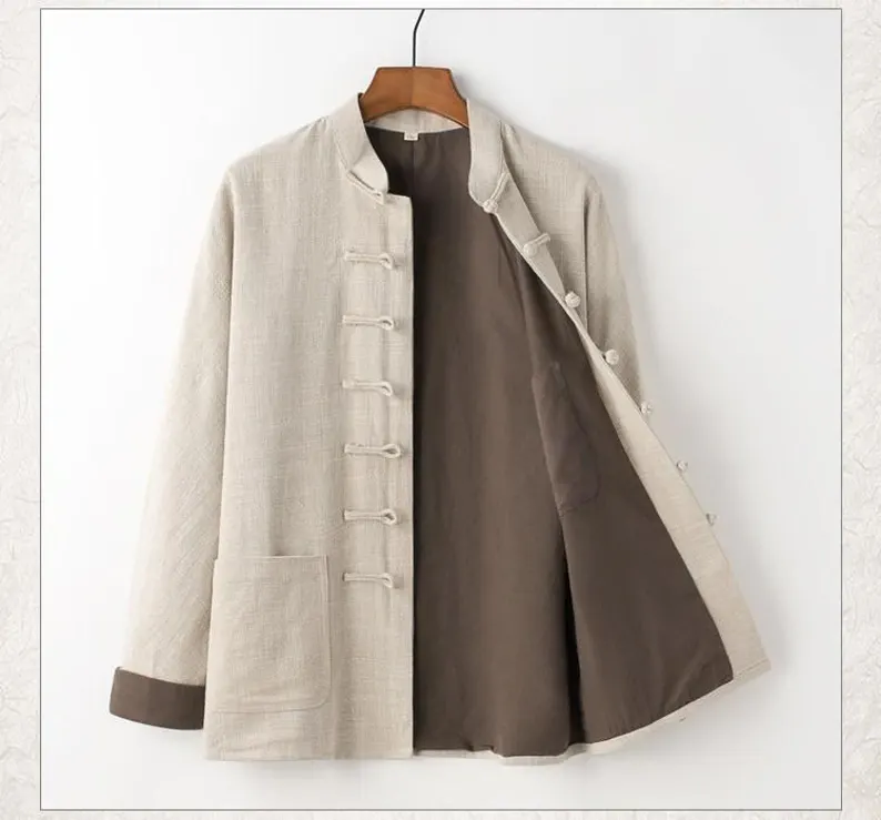 Linen Cotton Tang Jacket - Image 8