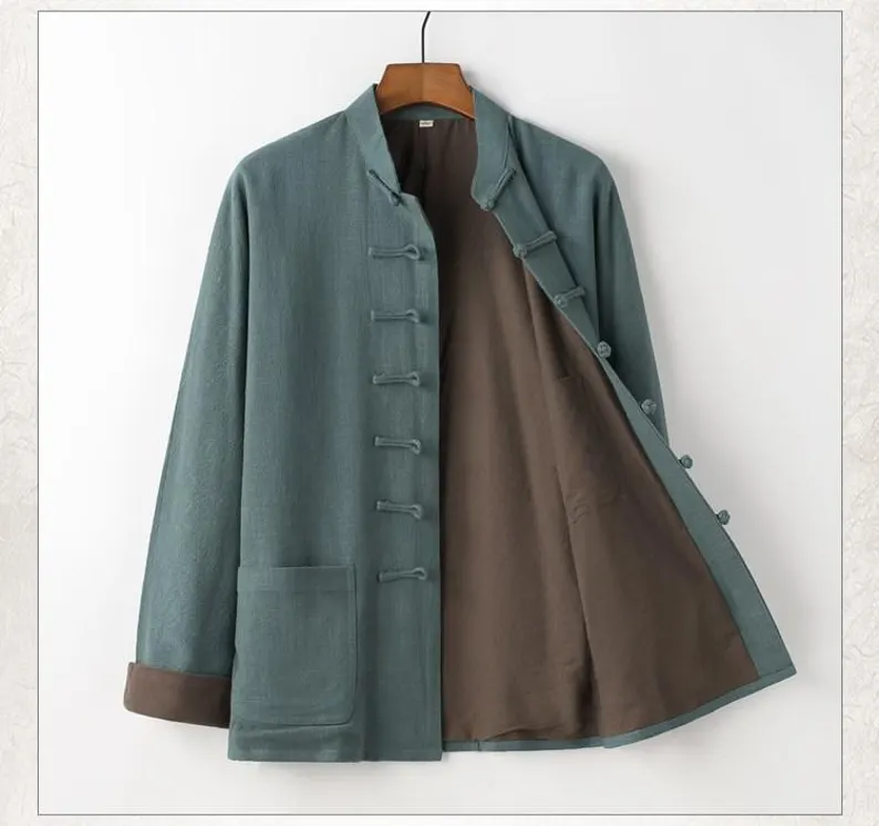 Linen Cotton Tang Jacket - Image 10