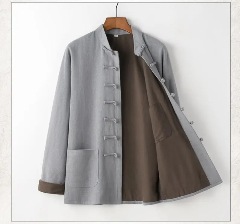 Linen Cotton Tang Jacket - Image 11