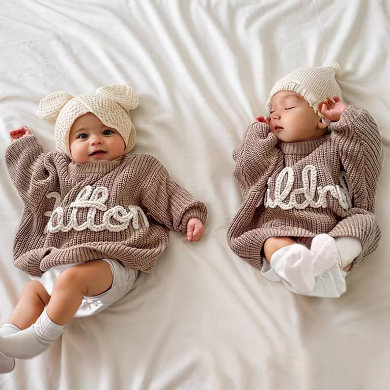 Baby Name Sweater - Image 2