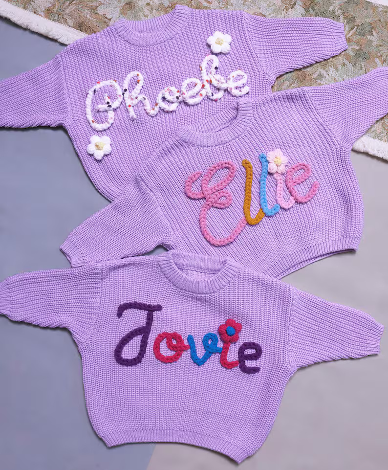 Baby Name Sweater - Image 3