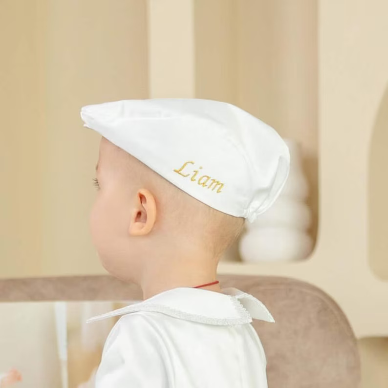 Boys Christening Outfit Romper - Image 10