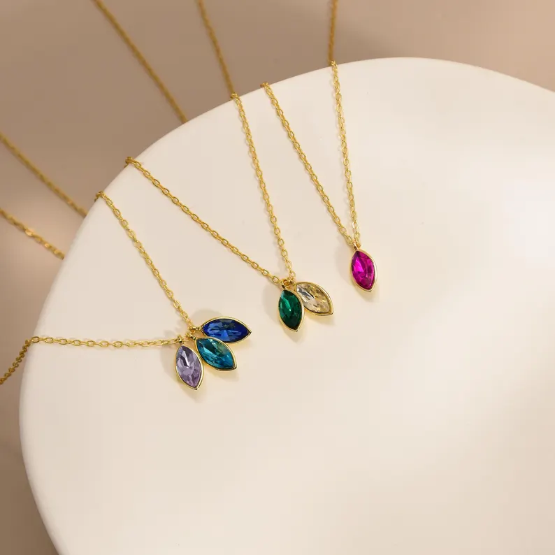 Family Birthstone Necklace - Image 2