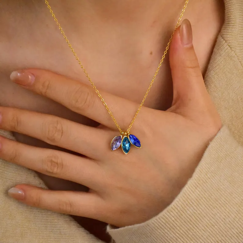 Family Birthstone Necklace - Image 3