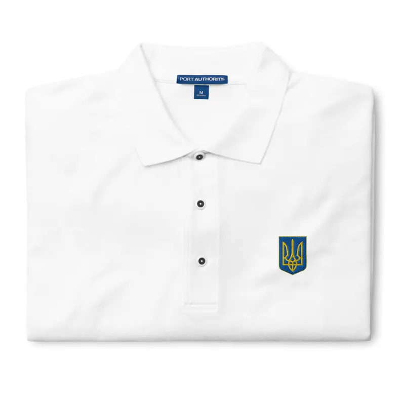 Embroidered Ukraine Polo - Image 4