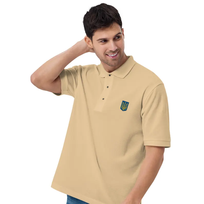 Embroidered Ukraine Polo - Image 5