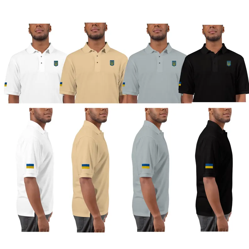 Embroidered Ukraine Polo - Image 8