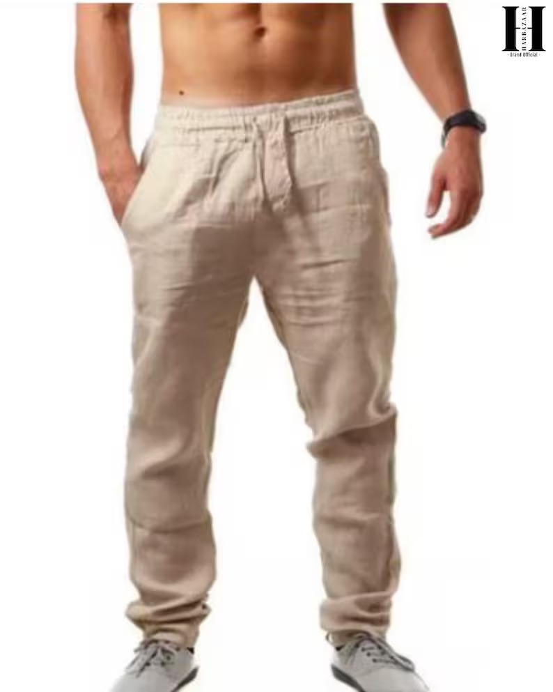 Men's Linen Pants Cotton Linen - Image 7