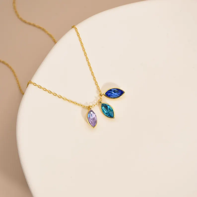 Family Birthstone Necklace - Image 5