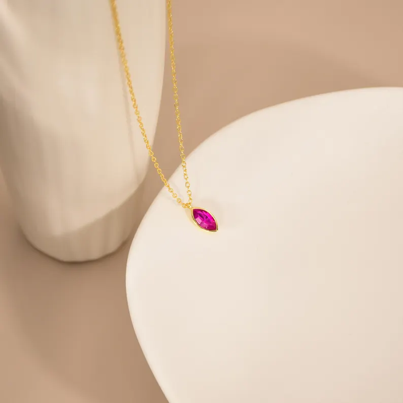 Family Birthstone Necklace - Image 7