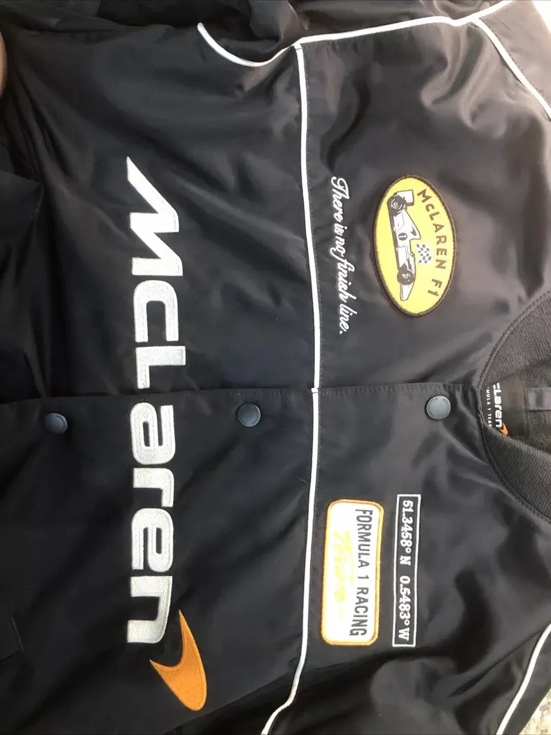 Bomber Black Jacket - Image 4