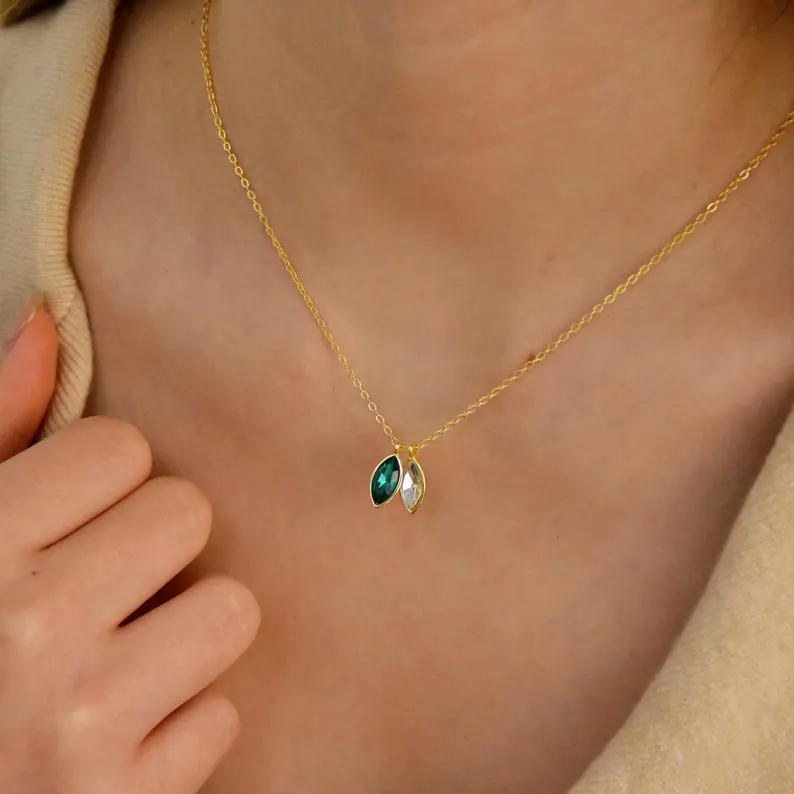 Family Birthstone Necklace - Image 8
