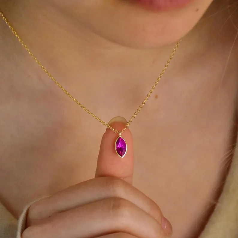 Family Birthstone Necklace - Image 9